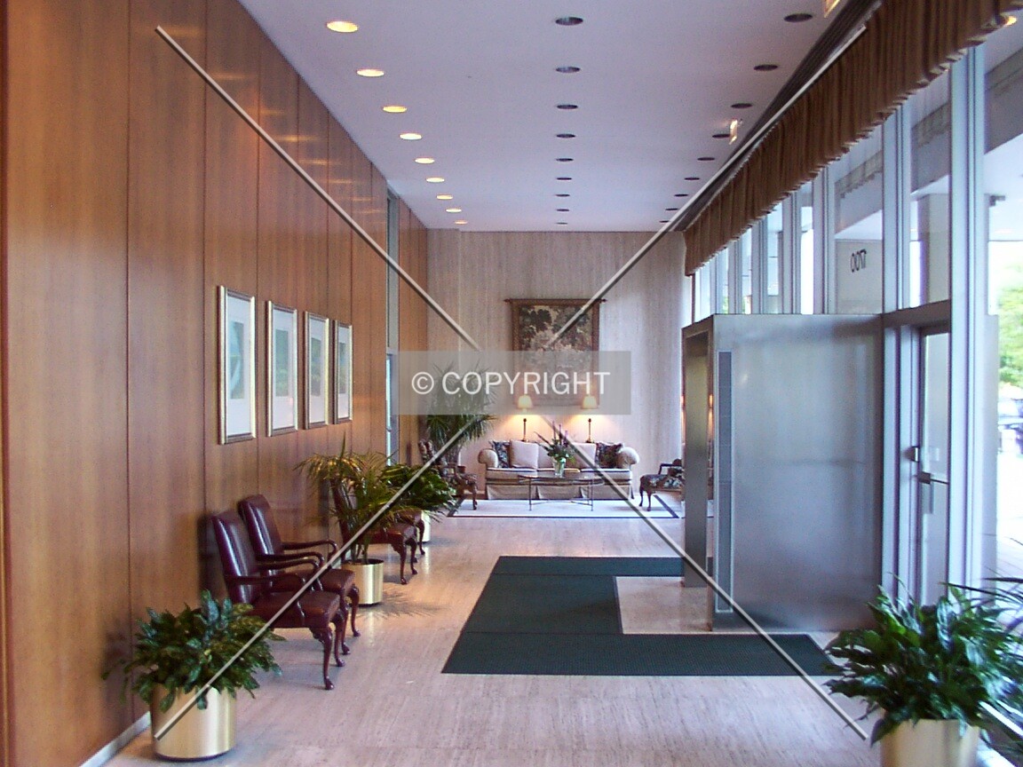 Lobby, looking east