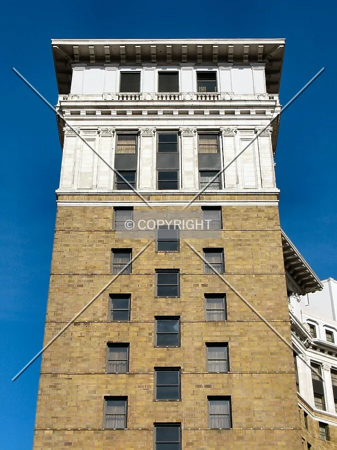 Top floors of the west wing, from Market Street