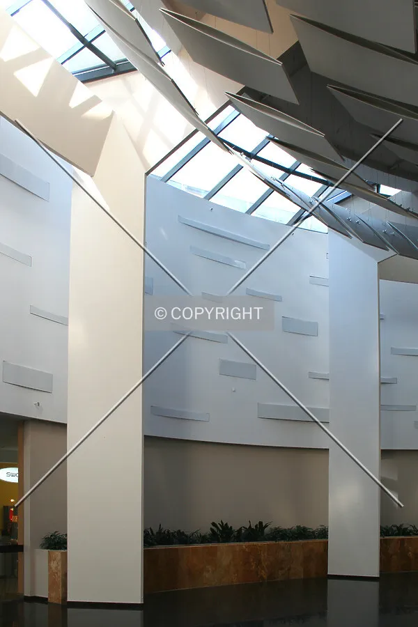 South wall of the lobby