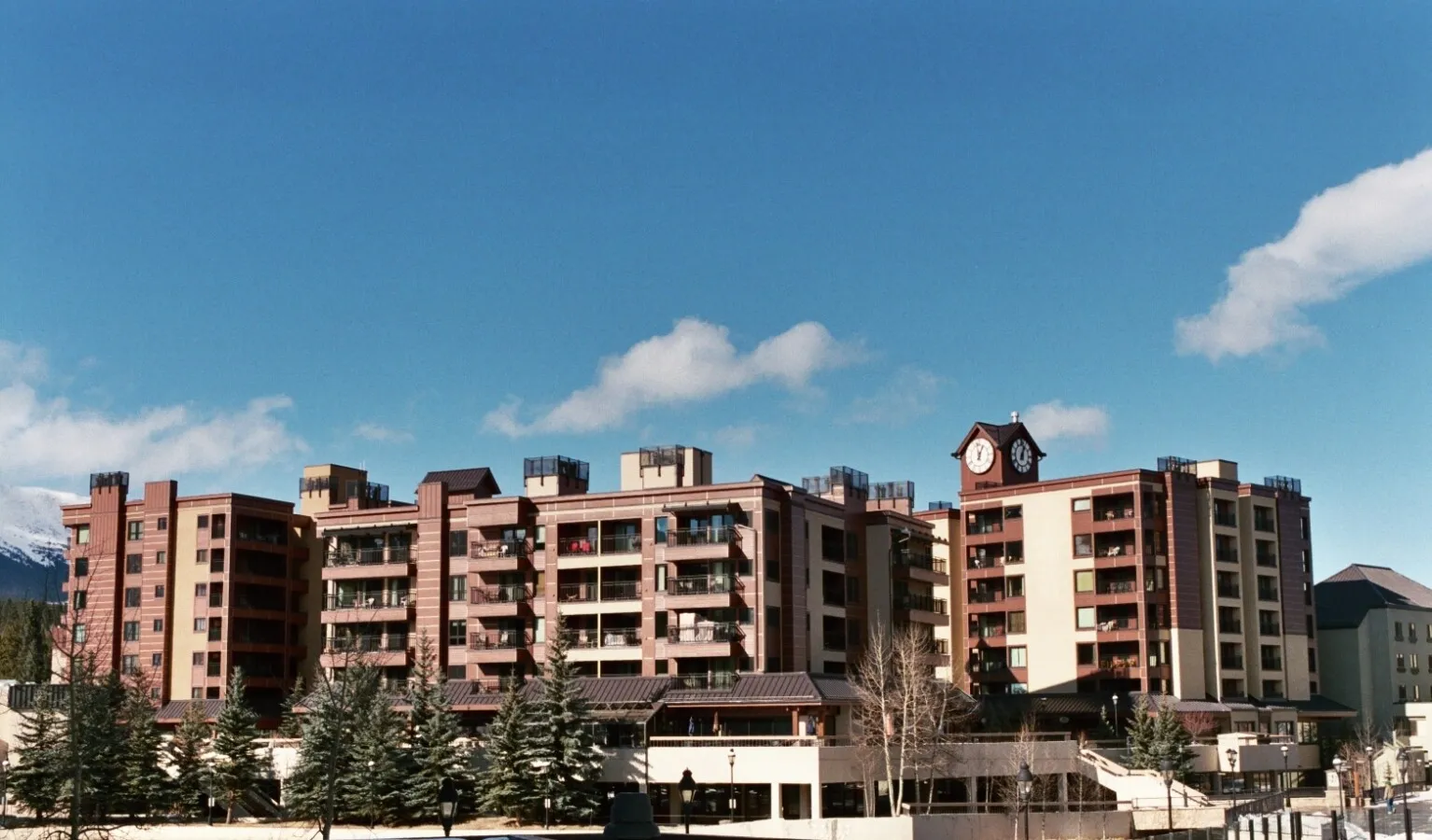 Distant view from the southeast