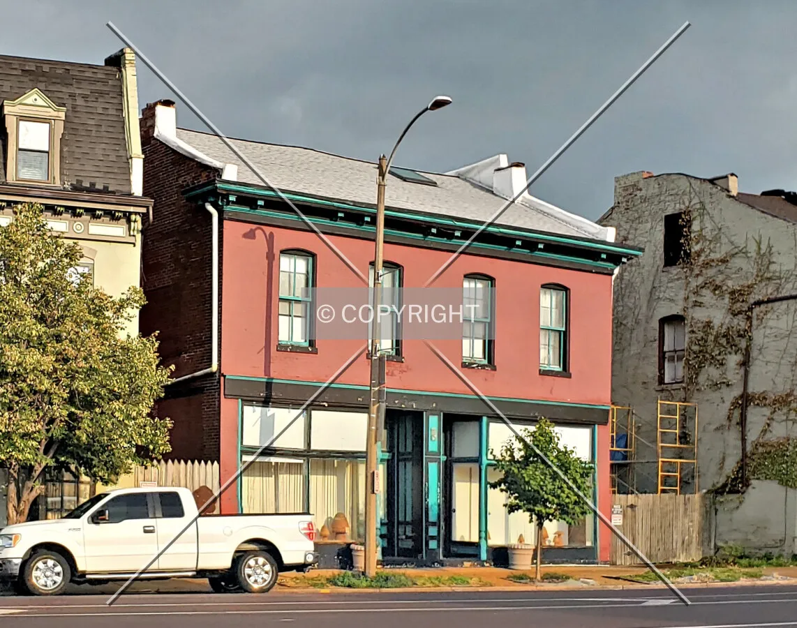 View from the northwest; August 19, 2019
