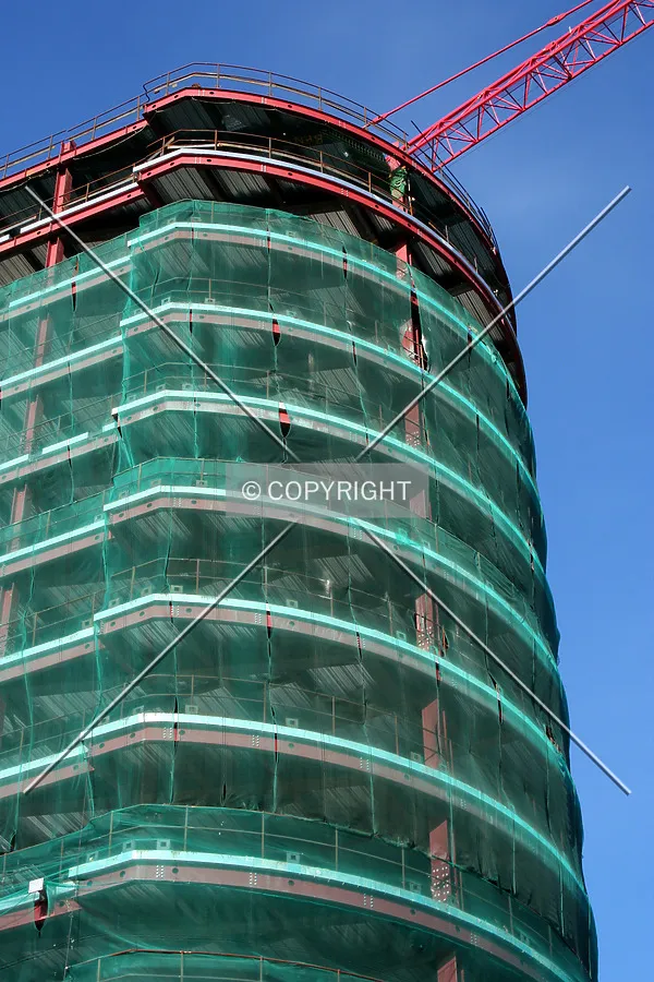 Looking up from the street