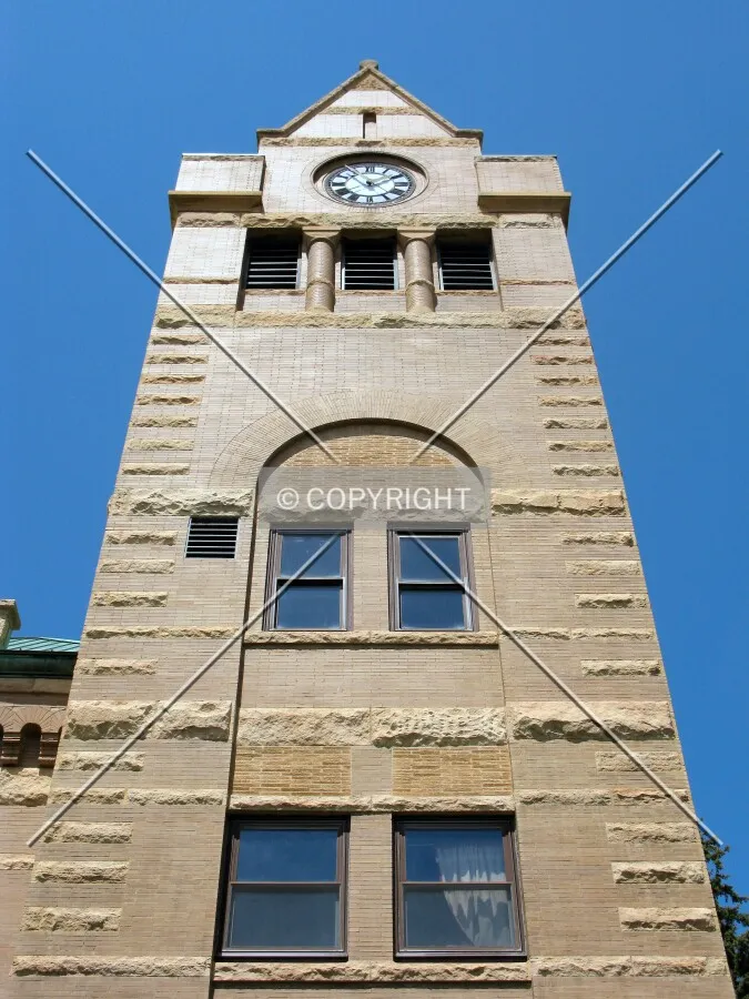 Looking up the tower