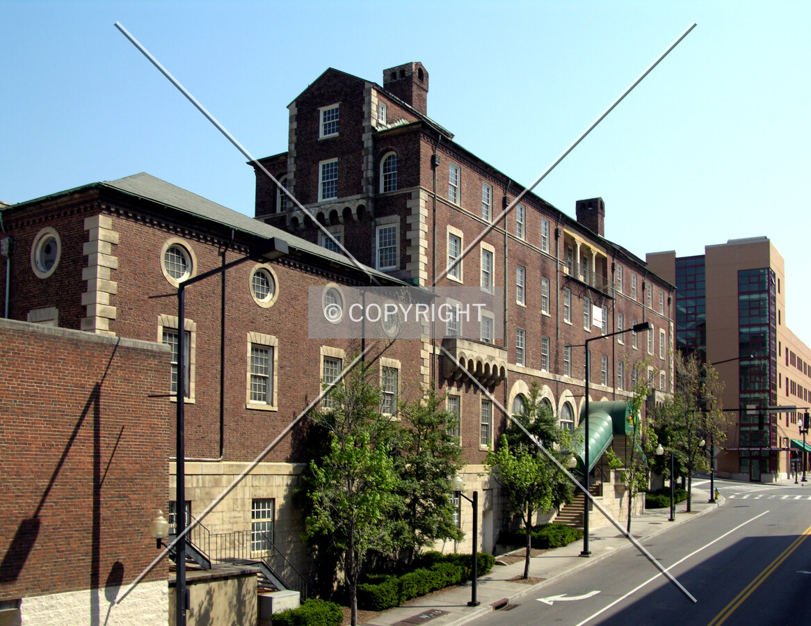 From the southwest across Clinch Avenue