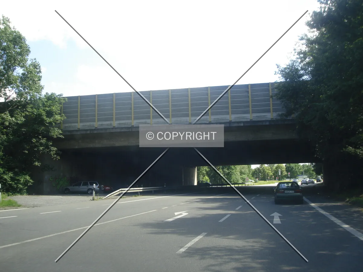 Bridge with A40 running over it
