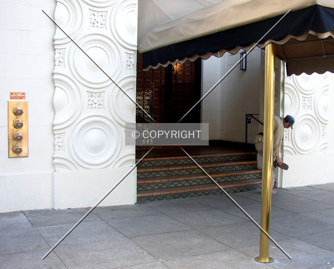 Main entrance off Stockton Street