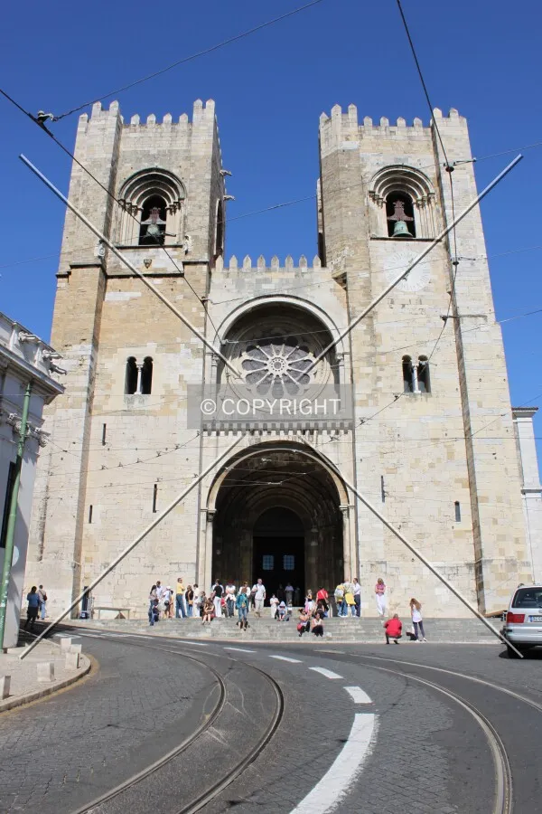 View of the western façade