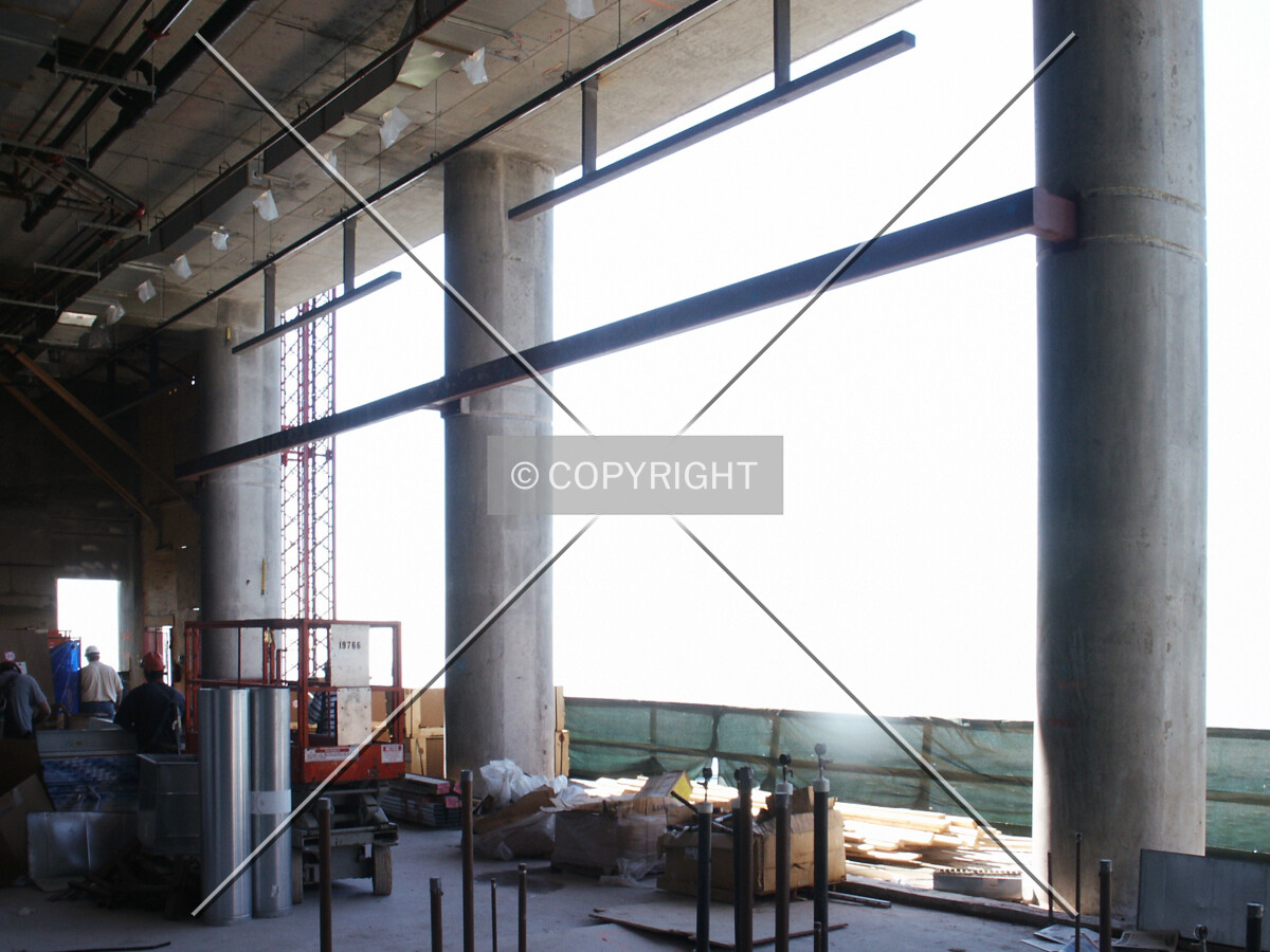 South opening on the 25th floor