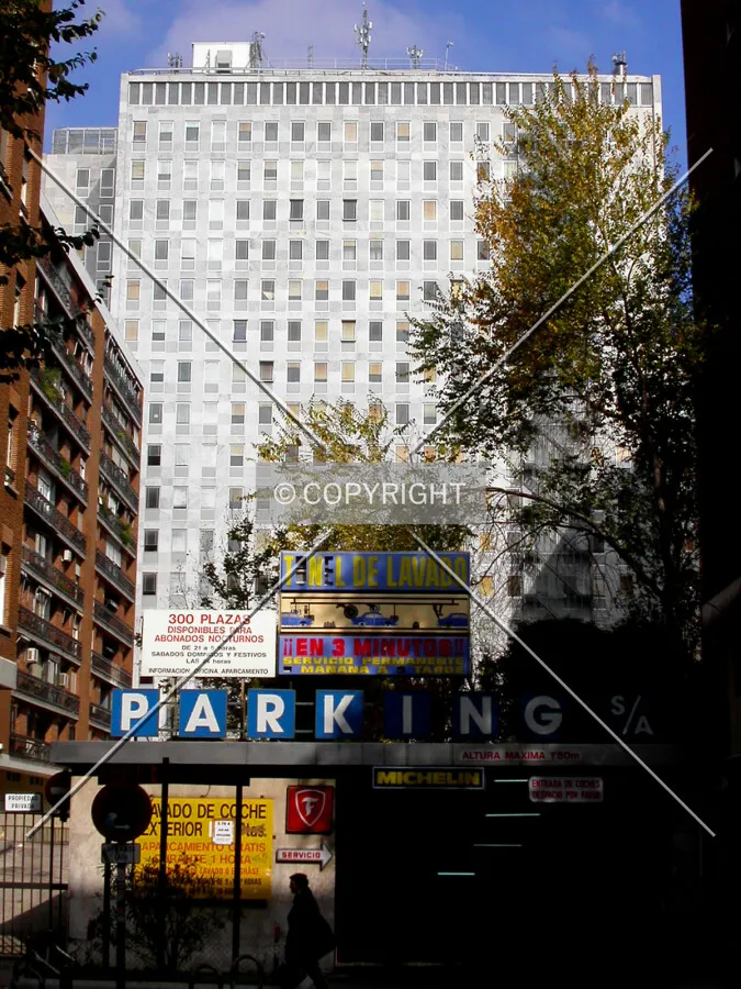 The southern facade of the building