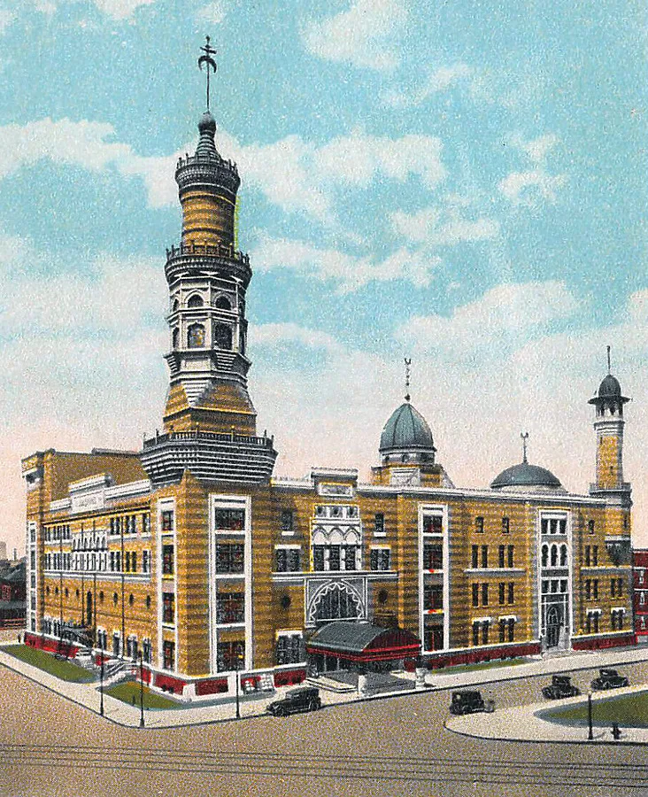 Vintage view from the southeast