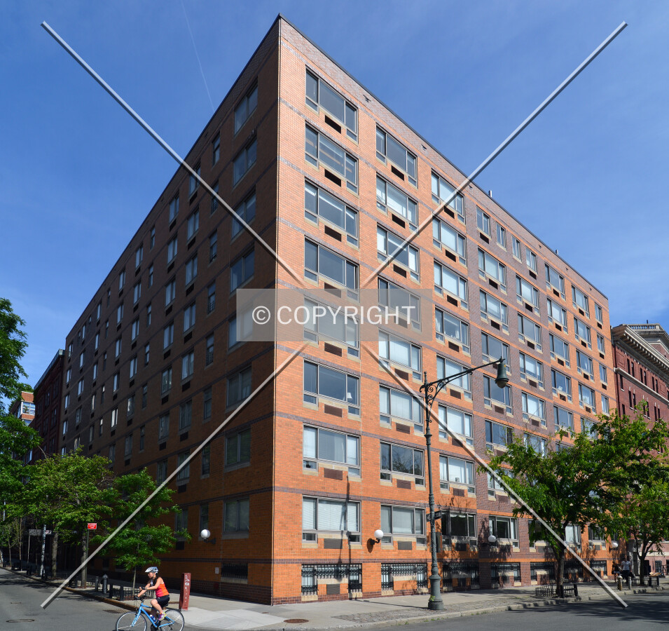 View from the northwest at Horatio and West Streets