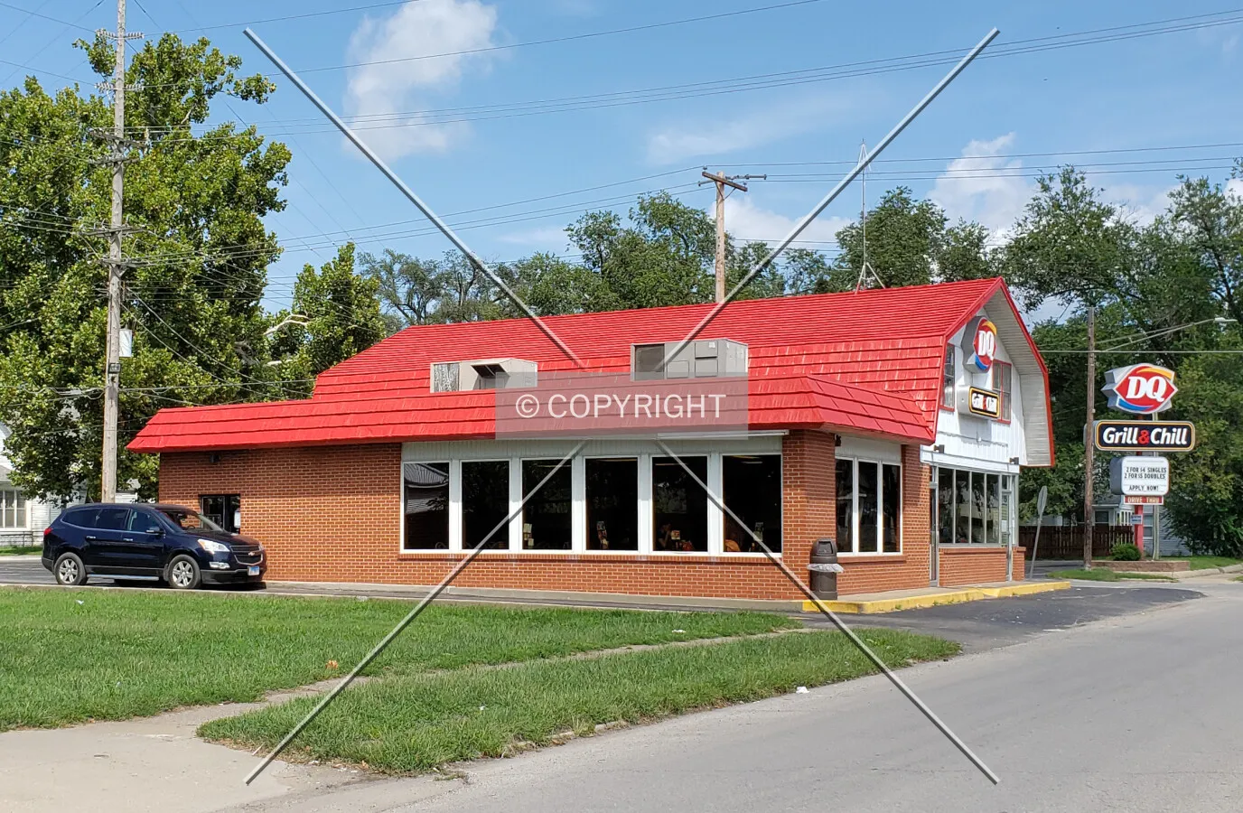Southwest view; September 2, 2019
