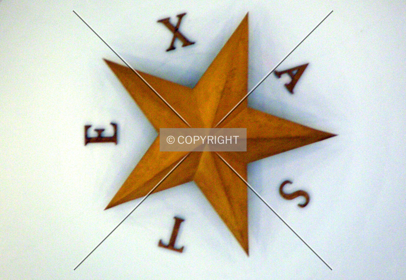 Lone Star atop the interior of the rotunda
