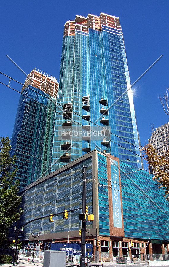 View from the southeast at Sussex and Hudson Streets