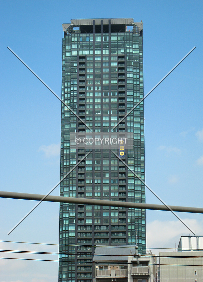 View from the JR Osaka Loop Line train
