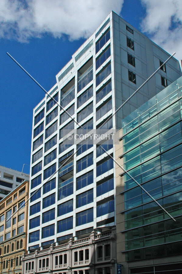 Looking up from the southwest