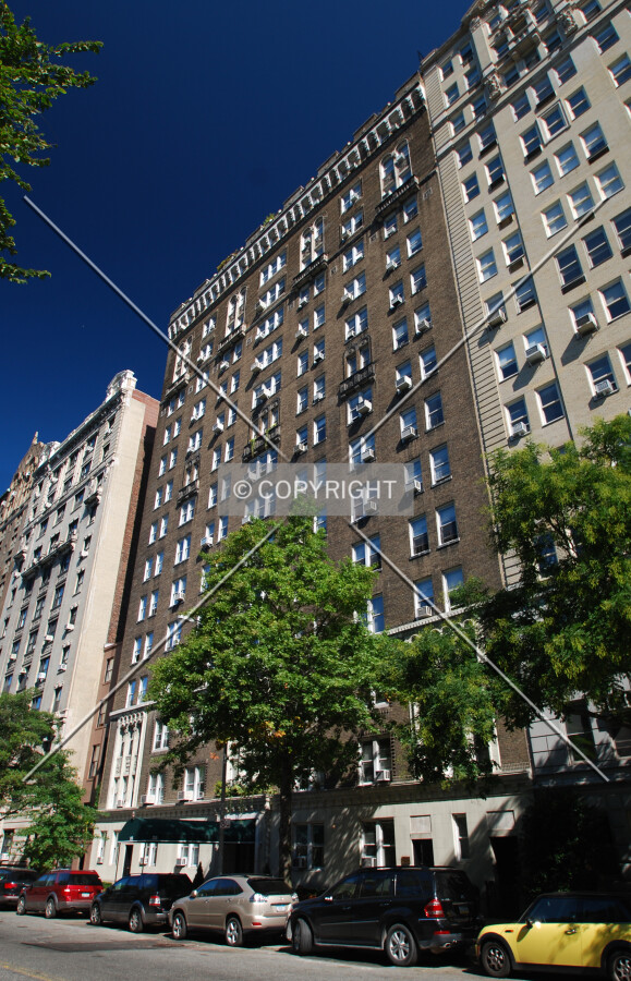 View along West 81st Street