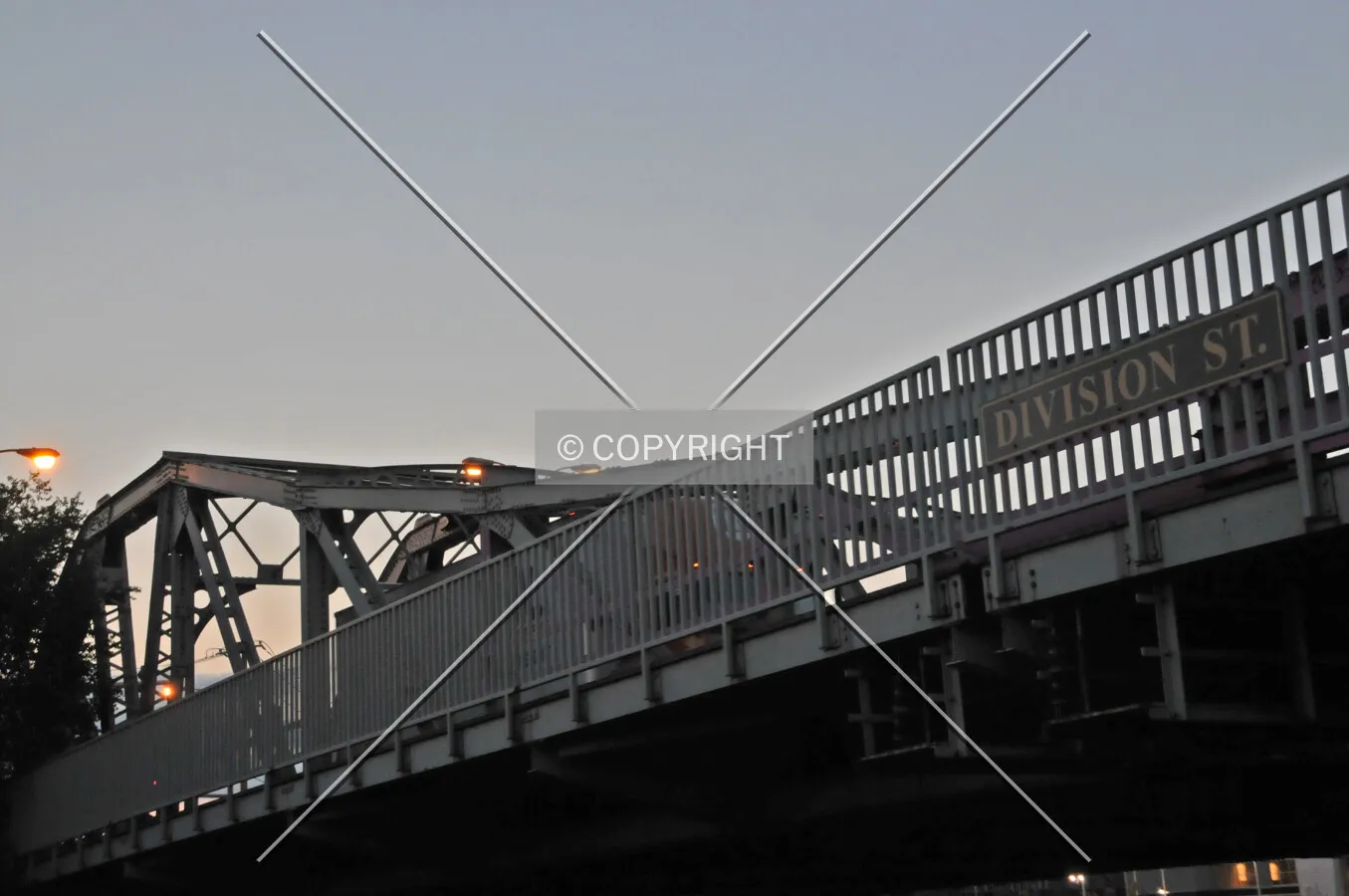 View from under the bridge; September 5, 2012.