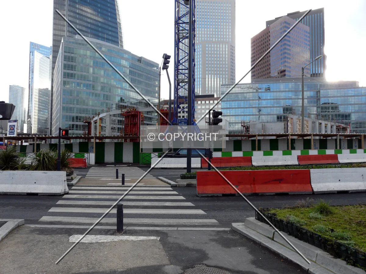 North view with la Défense in background
