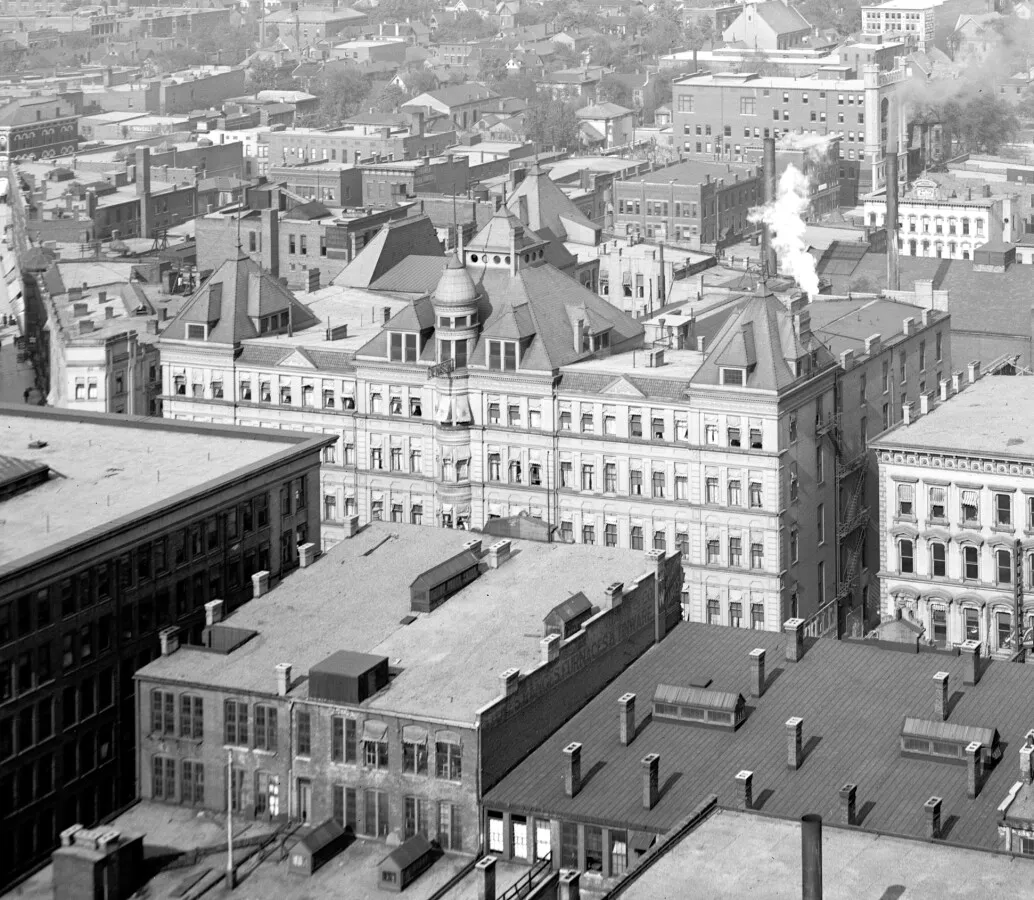 View from the southwest