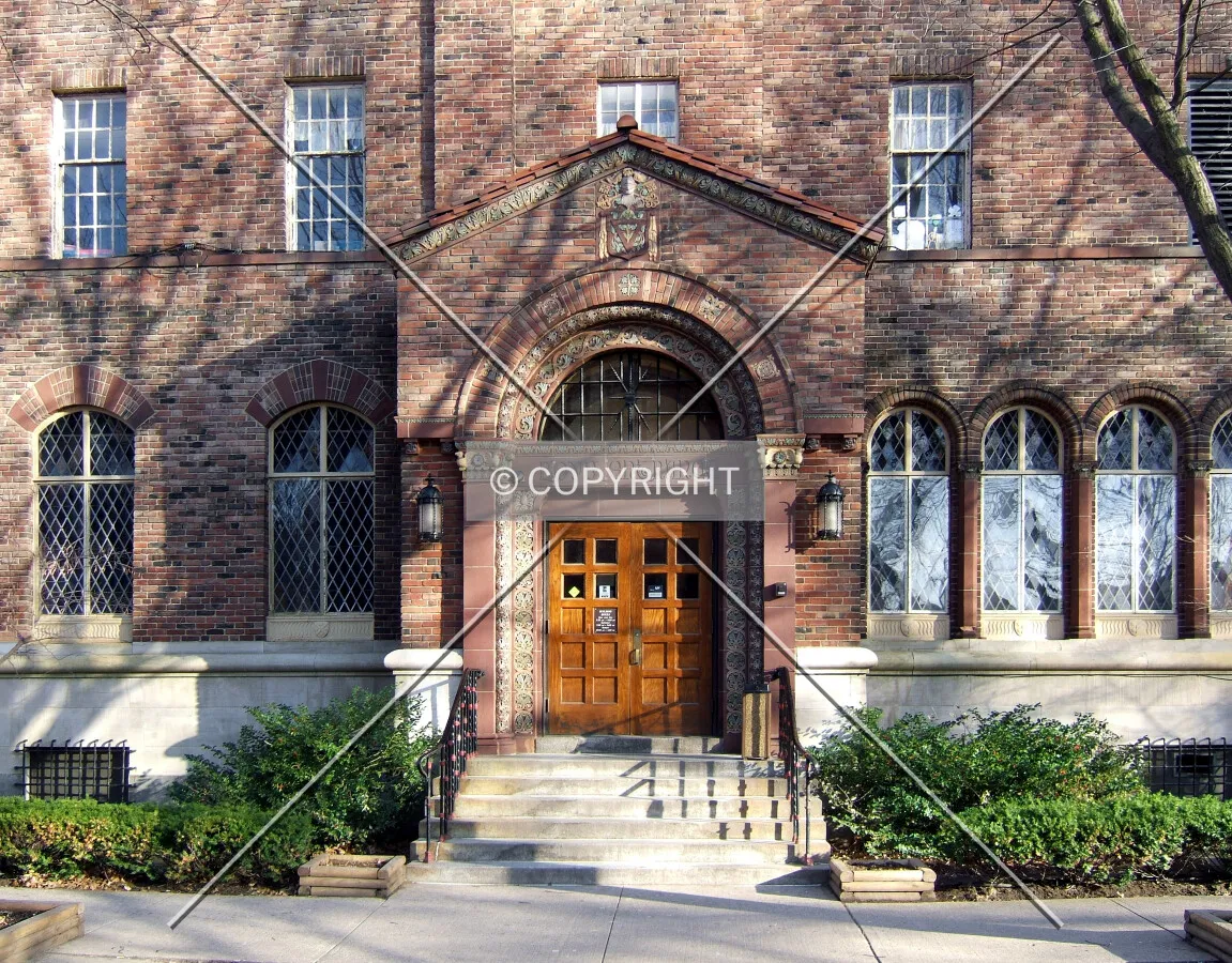 View from the northwest on Franklin Street