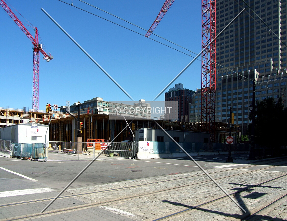 View from the southeast at Sussex and Hudson Streets