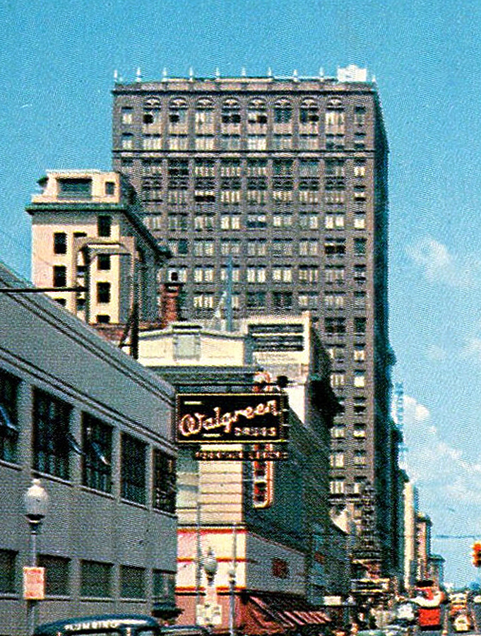Vintage view from the southeast
