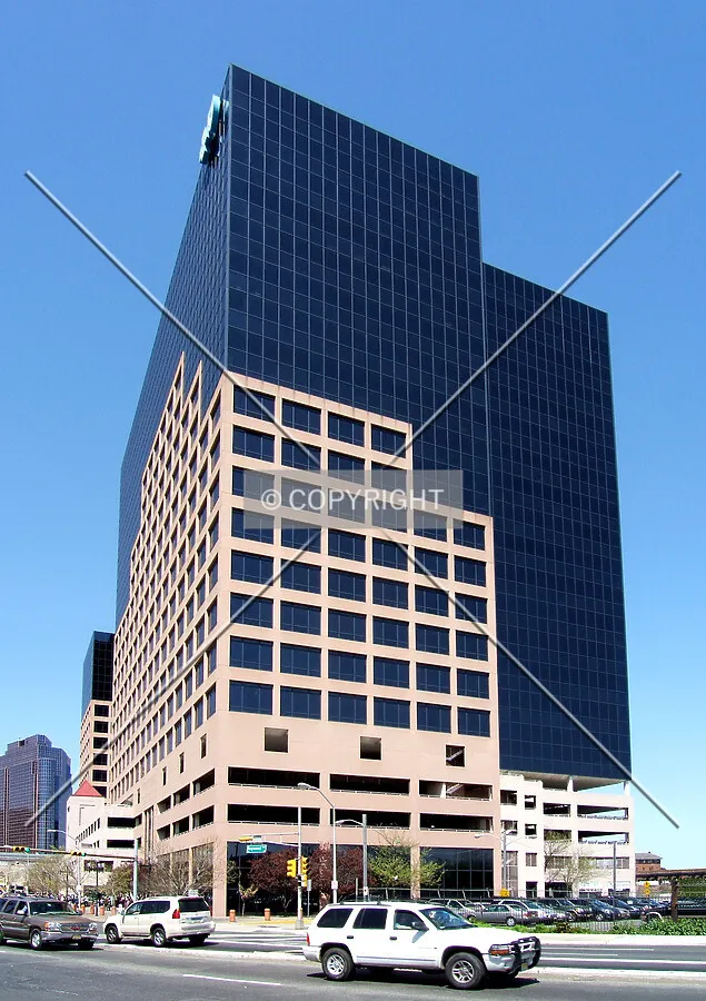 View from the southeast along Raymond Boulevard