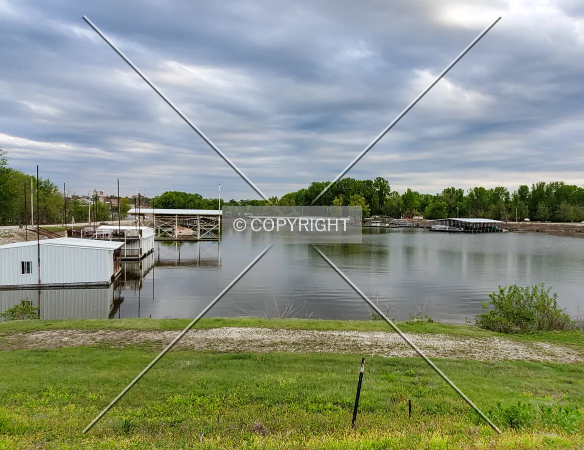 View from the north; May 2, 2020
