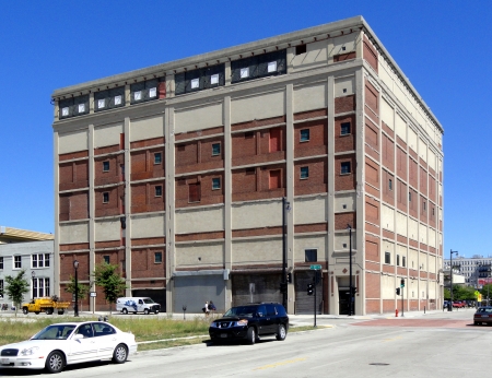 From across West St. Paul Avenue to the southwest
