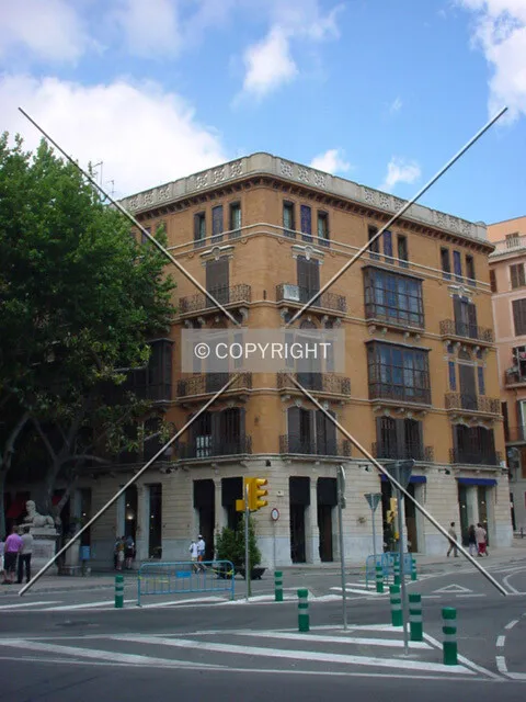 Typical building in the city center