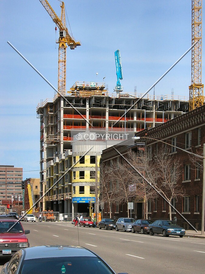 View to the north along Portland Avenue