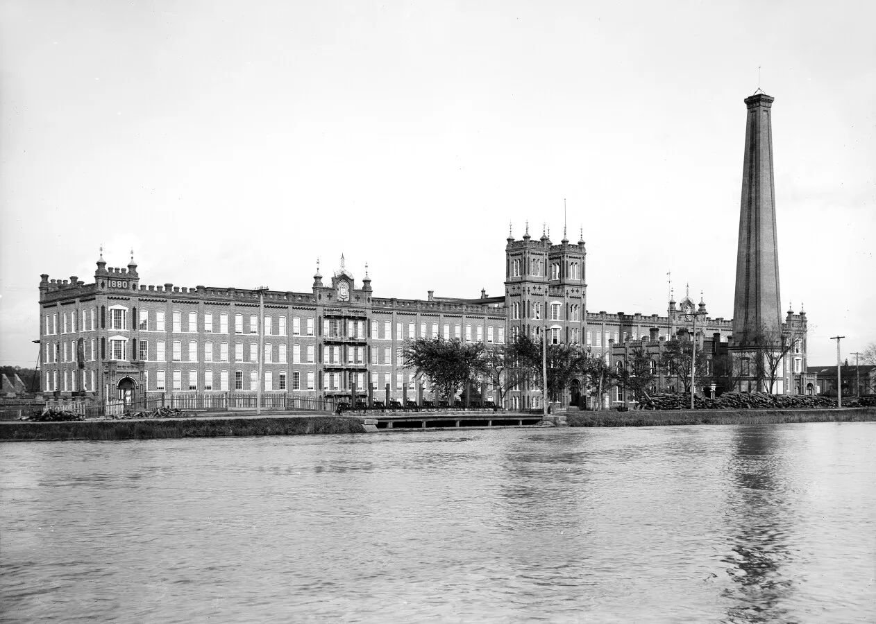 Vintage view from the northwest