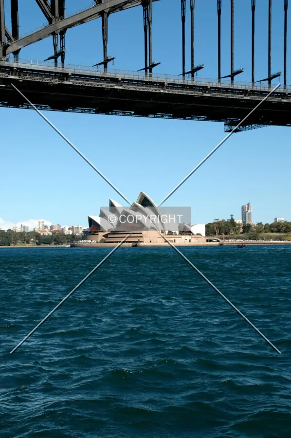 Opera House under the Bridge