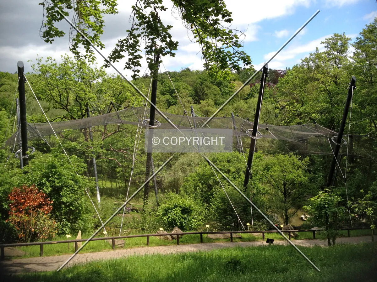 Aviary in the Opel Zoo