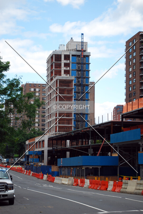Viewed from the southwest along Columbus Avenue