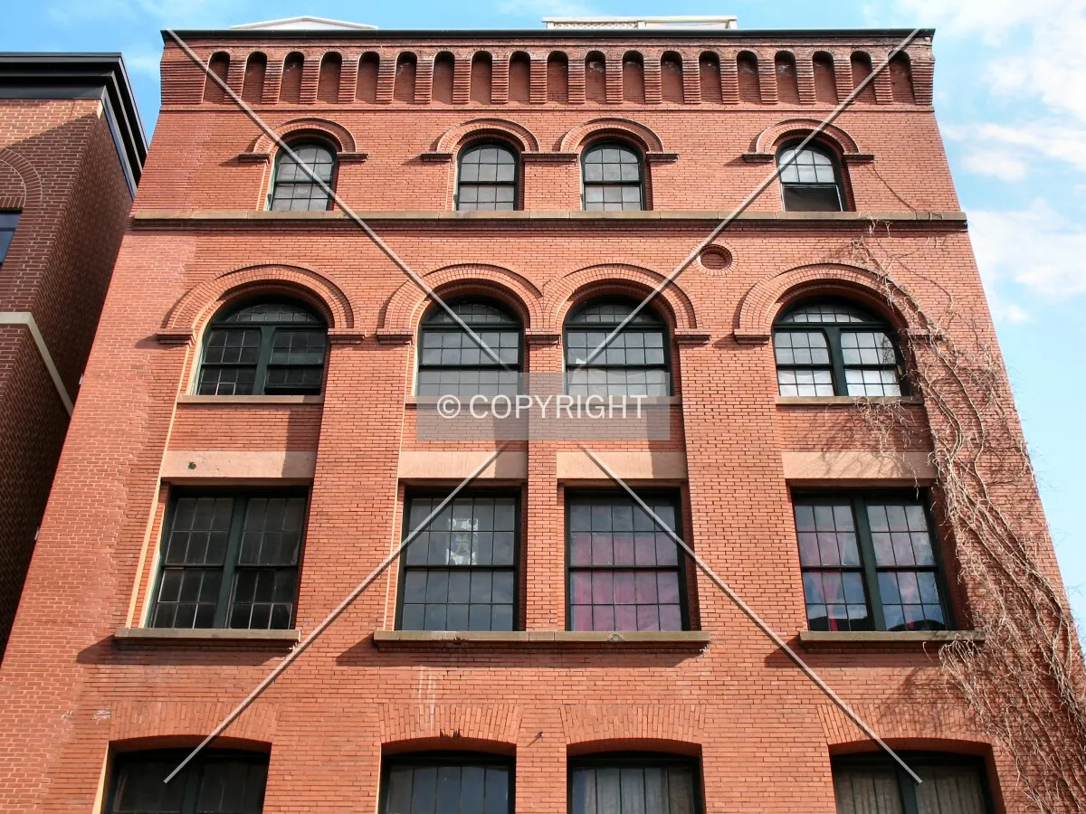 Looking up from East 4th Street