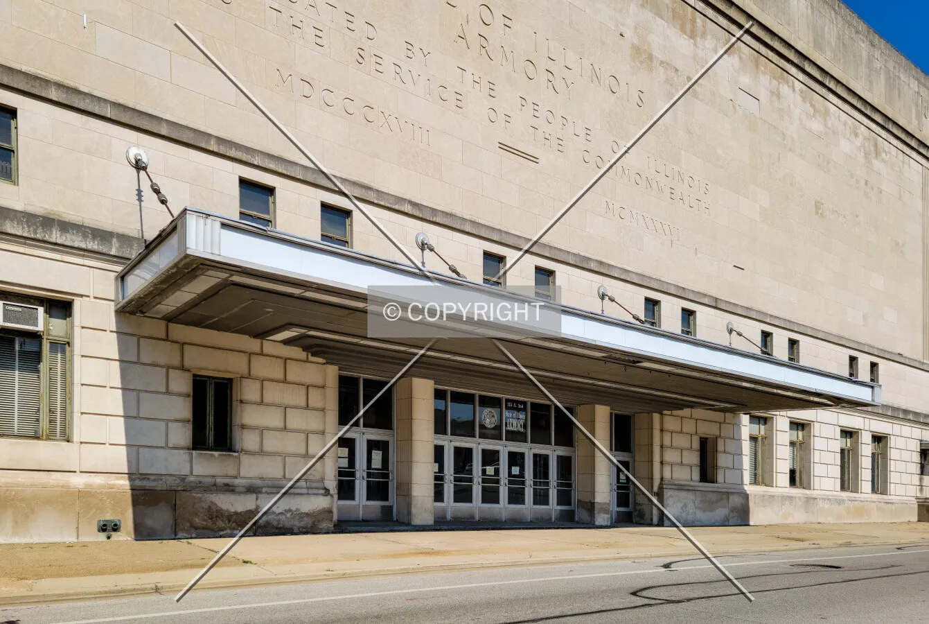 East entrance; June 12, 2021