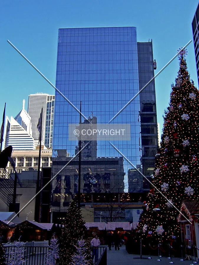 Looking east across Daley Plaza