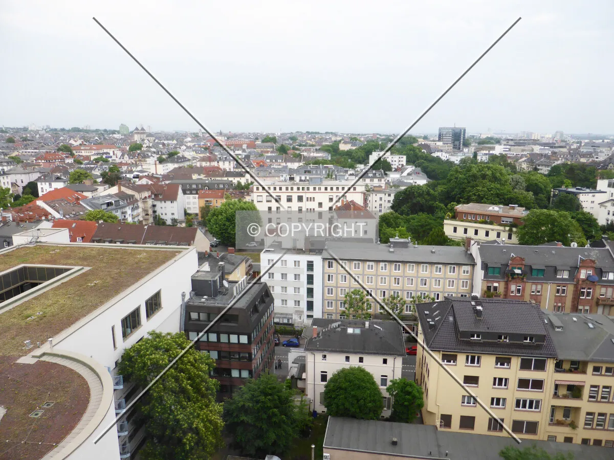 Looking over Frankfurt-Nordend