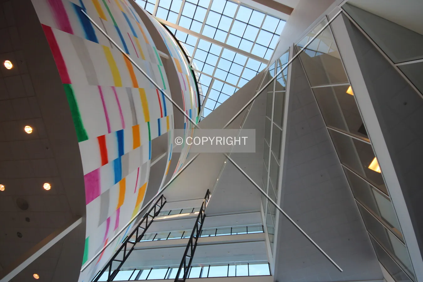 Looking up atrium