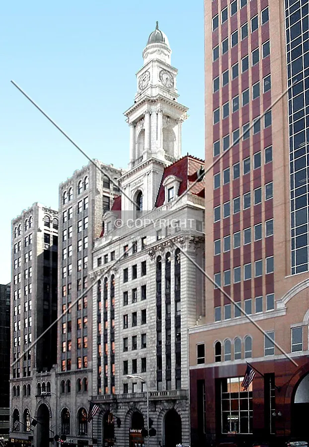View from the northwest across State Street