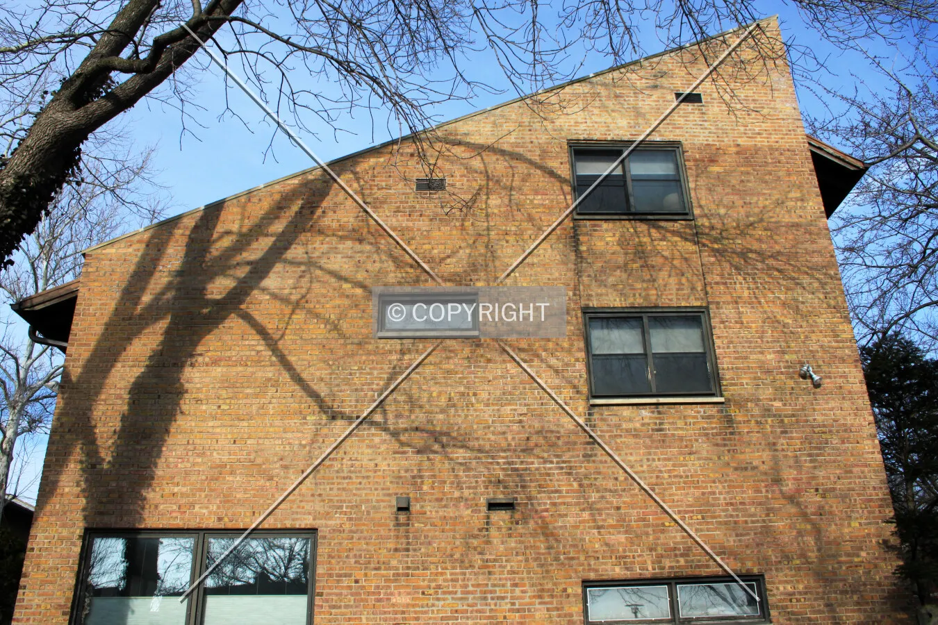 Southwest facade