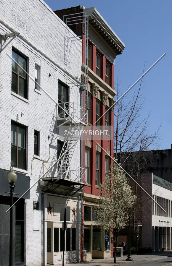 From Jefferson Street to the west