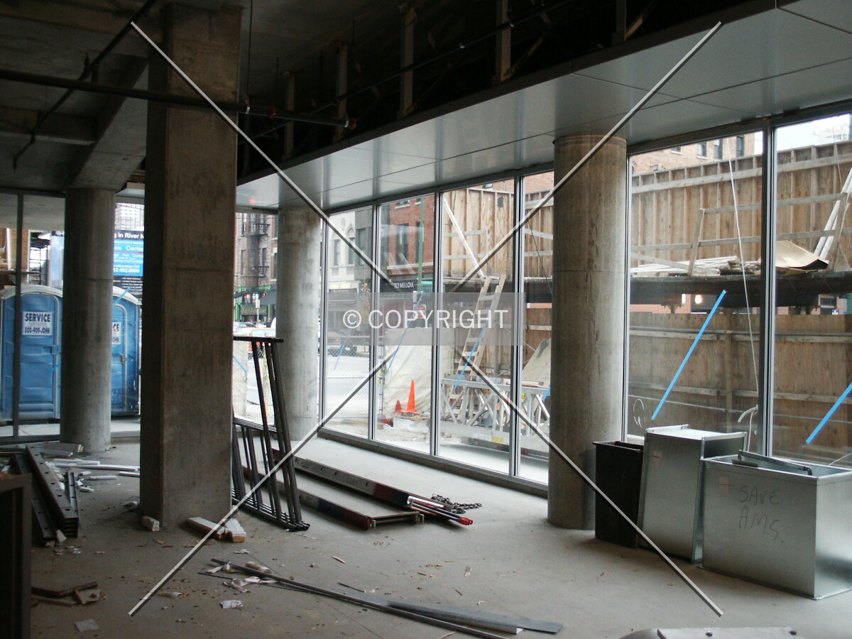 View towards the northeast corner