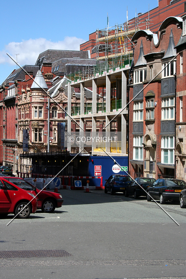 Looking down Chruch Street at the lower floors