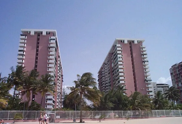 View from the beach