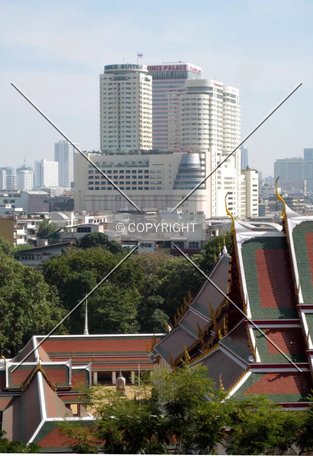 View from Wat Saket