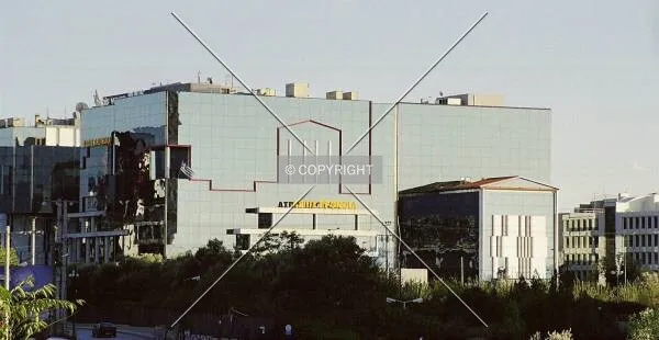 View of the building from the 'Aithrio" Shopping Center