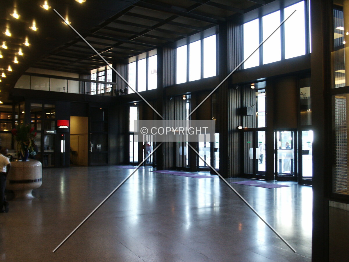 Main lobby from its northeast corner